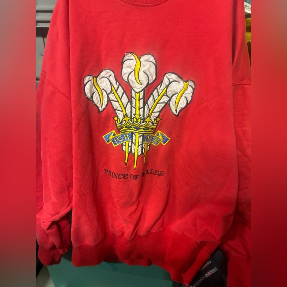Vintage Nike Prince of Wales Red Sweatshirt
